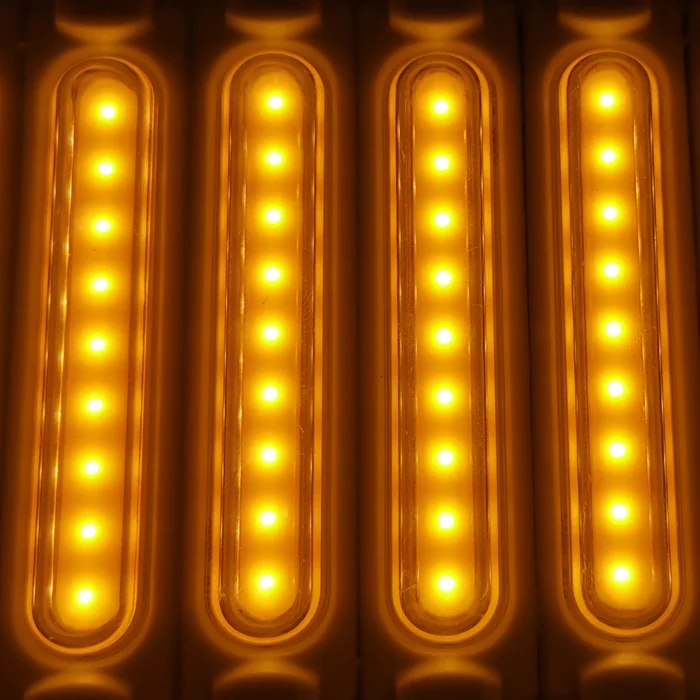 9-chips LED COB Modules with lens Waterproof Decorative Back Light for Letter Sign Advertising with Tape Adhesive Backside