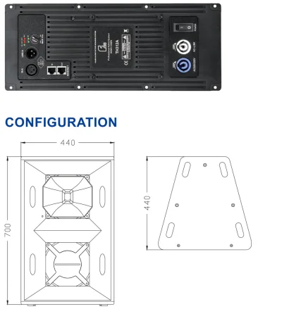 dual 12' big power,high SPL, long-throw speaker TH312/TH312A