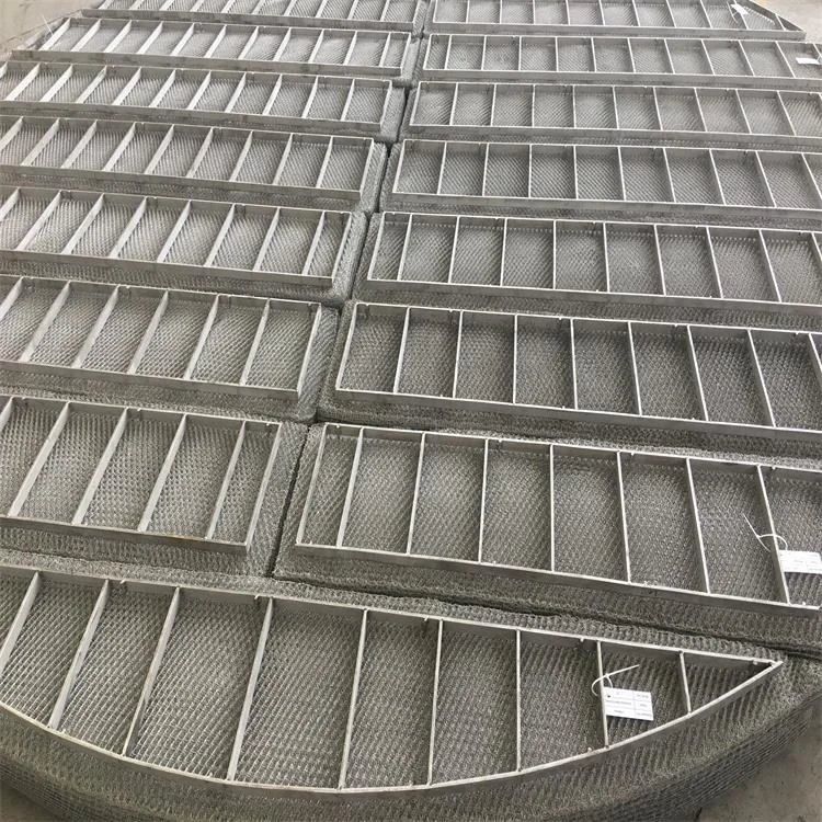 Metal Wire Mesh Demister Pad Filter with Density of 144kg/cbm