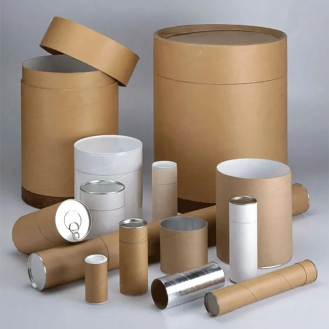 Biodegradable Packaging Kraft Paper Cardboard Tube For Lip Balm Decorative Cardboard Tube