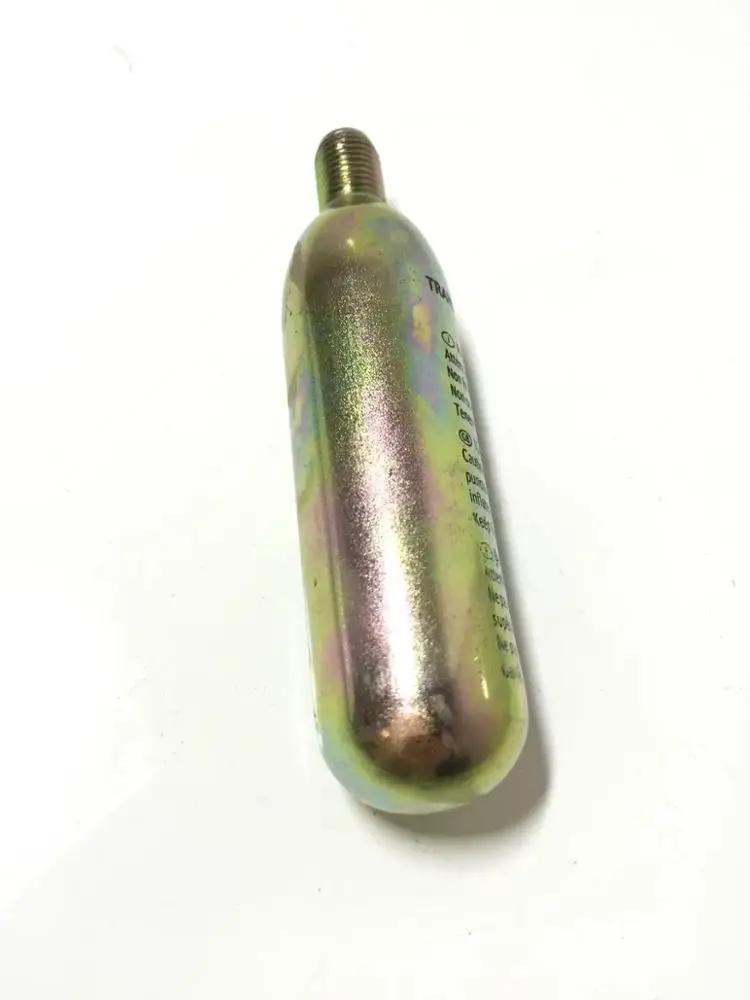 China co2 inflatable life jacket cylinder 33g 16g 38g