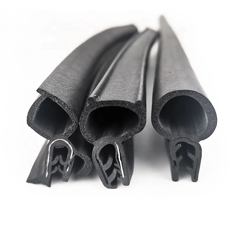 Car Door Rubber Seal Strip with Side Bulb EPDM Automotive Rubber Weather Striping for Cars, Boats, Trucks, RVs