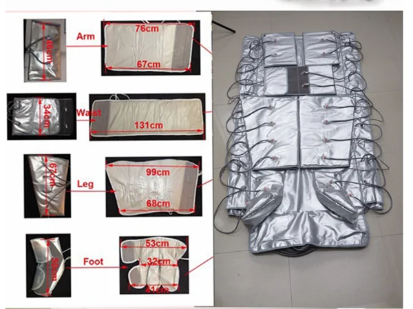 Presoterapia Lymphatic Drainage Machine 3 En 1 Pressotherapy Ems Infrared