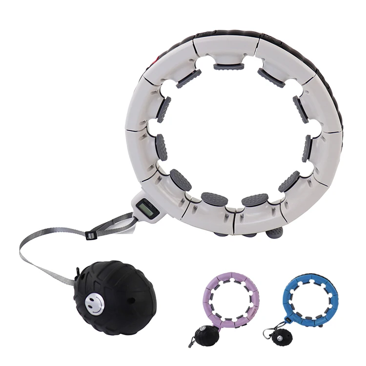 Smart weighted hula counting 16 knots adults weight hoop loss ring hula-hoop with ball