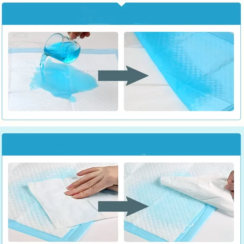 Dh Health Low Moq Blue Disposable Film Urine Pad Nursing Pads For Bed