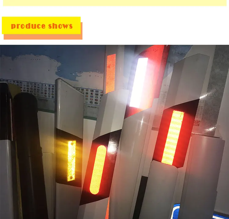 Пекин 20 лет гибкий мягкий ПВХ отражающий дорожный разграничитель для безопасности дорожного движения