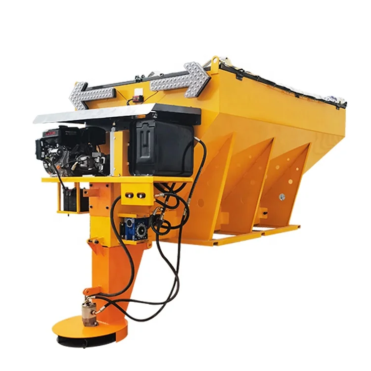 Snow melting spreader Salt spreader Road snow melting machine Suspended