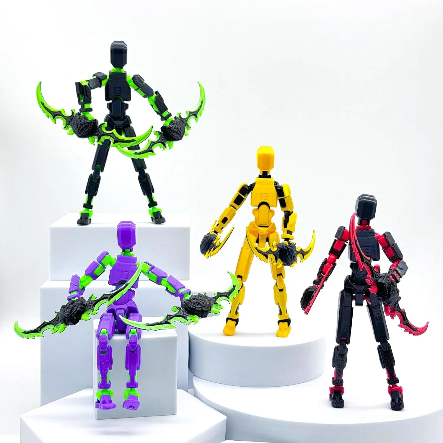 custom T13 Action Figure Product 3d Multi Jointed Movable Articulated Robot Gifts Building Block Toys Sets For Kid