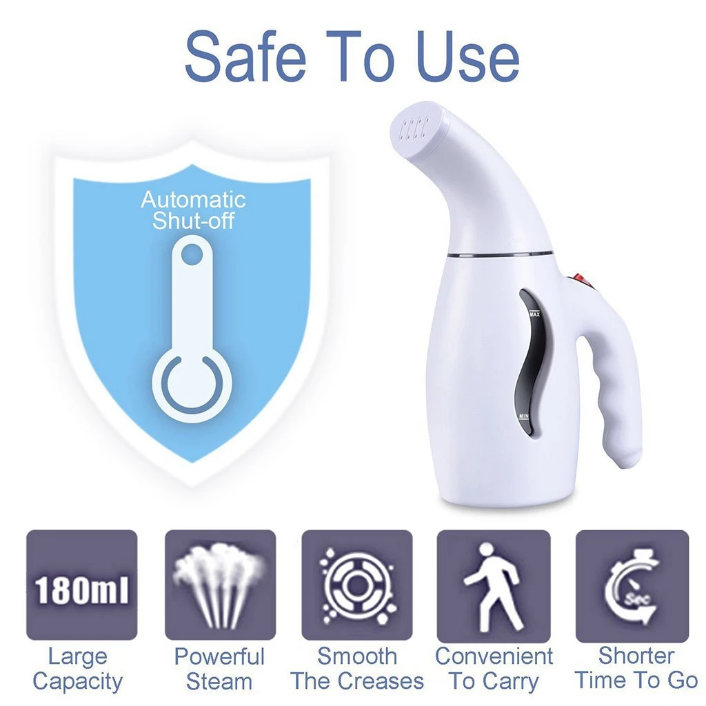 Profession Handheld Fabric Steamer Fast-Heating  850W Powerful Garment Steamer Portable Steam Iron Lightweight travel steamer