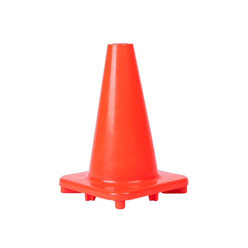 Custom Colorful Caution 30cm Durable Pvc Reflective Road Traffic Cone For Footpaths