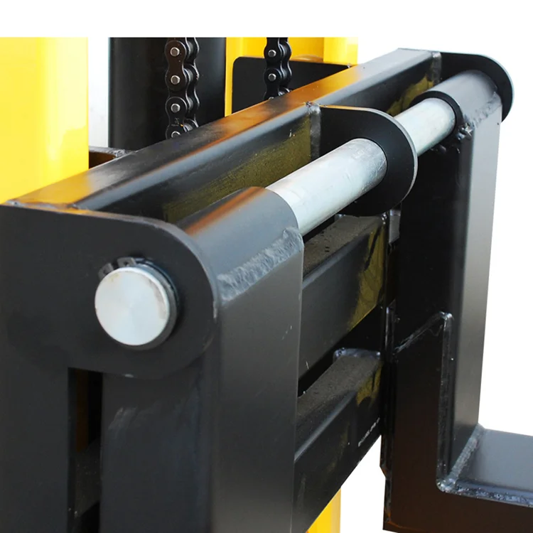 1000kg 2000kg 3000kg Loading Capacity 1100-1600mm Lifting Height Portable Mini Manual Stacker Hand Forklift