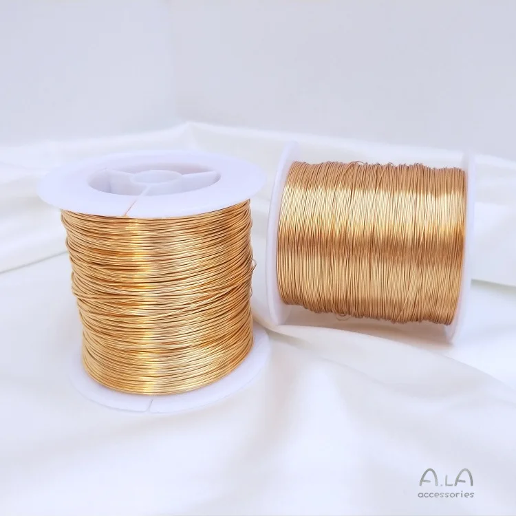 Jewelry Wire Components Wholesale 0.4mm/0.5mm/0.6mm/0.8mm/1.0mm DIY Soft Copper Wire for Jewellery Making