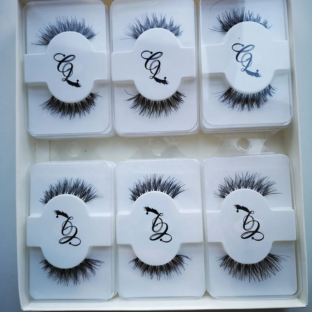 
Wholesale 3d strip lashes Demi Wispies 100% 747 Human Hair False Eyelashes silk synthetic eyelashes 