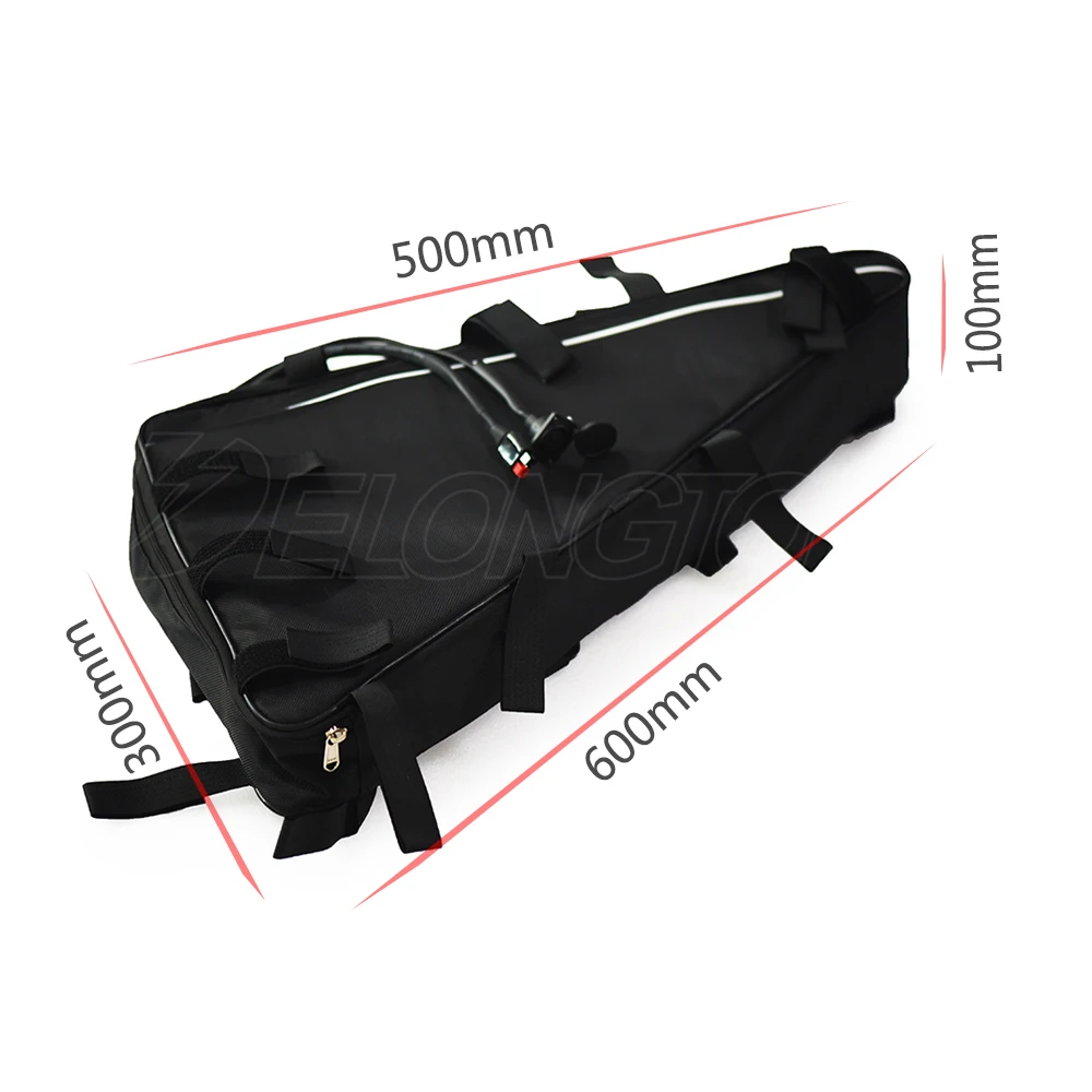 Литиевый треугольный Аккумулятор для электровелосипеда, 52 в, 32 Ач, 1500 Вт