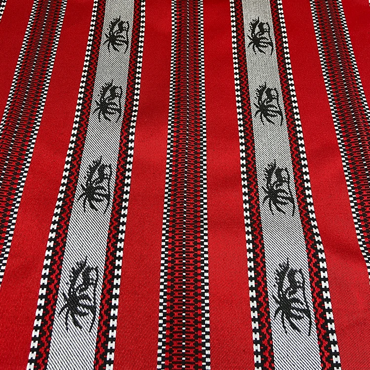 Free Sample Factory Supply Middle East Style Polyester Arabic Upholstery Home Textile Sadu Fabric