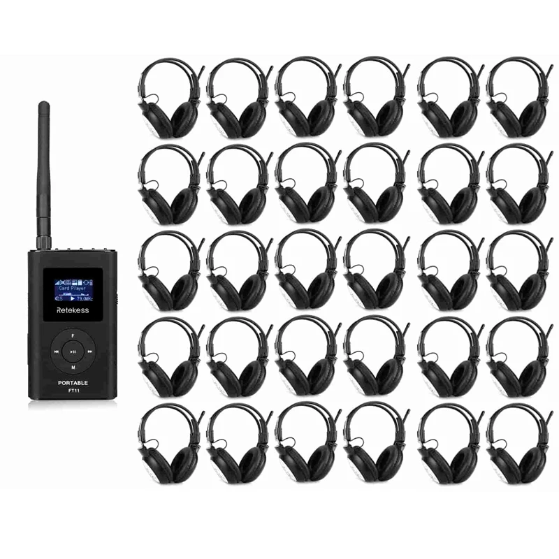 Wireless FM radio transmitter system Conference System Simultaneous Interpretation for Meeting Business Celebration