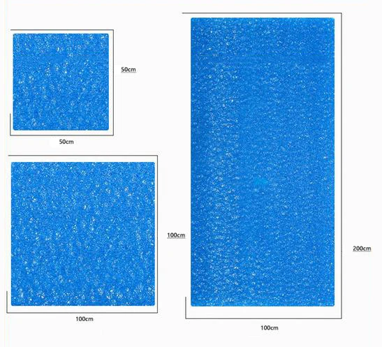 Rattan cotton new aquarium fish pond filtration biochemical pond filter material biochemical felt water filtration white  blue