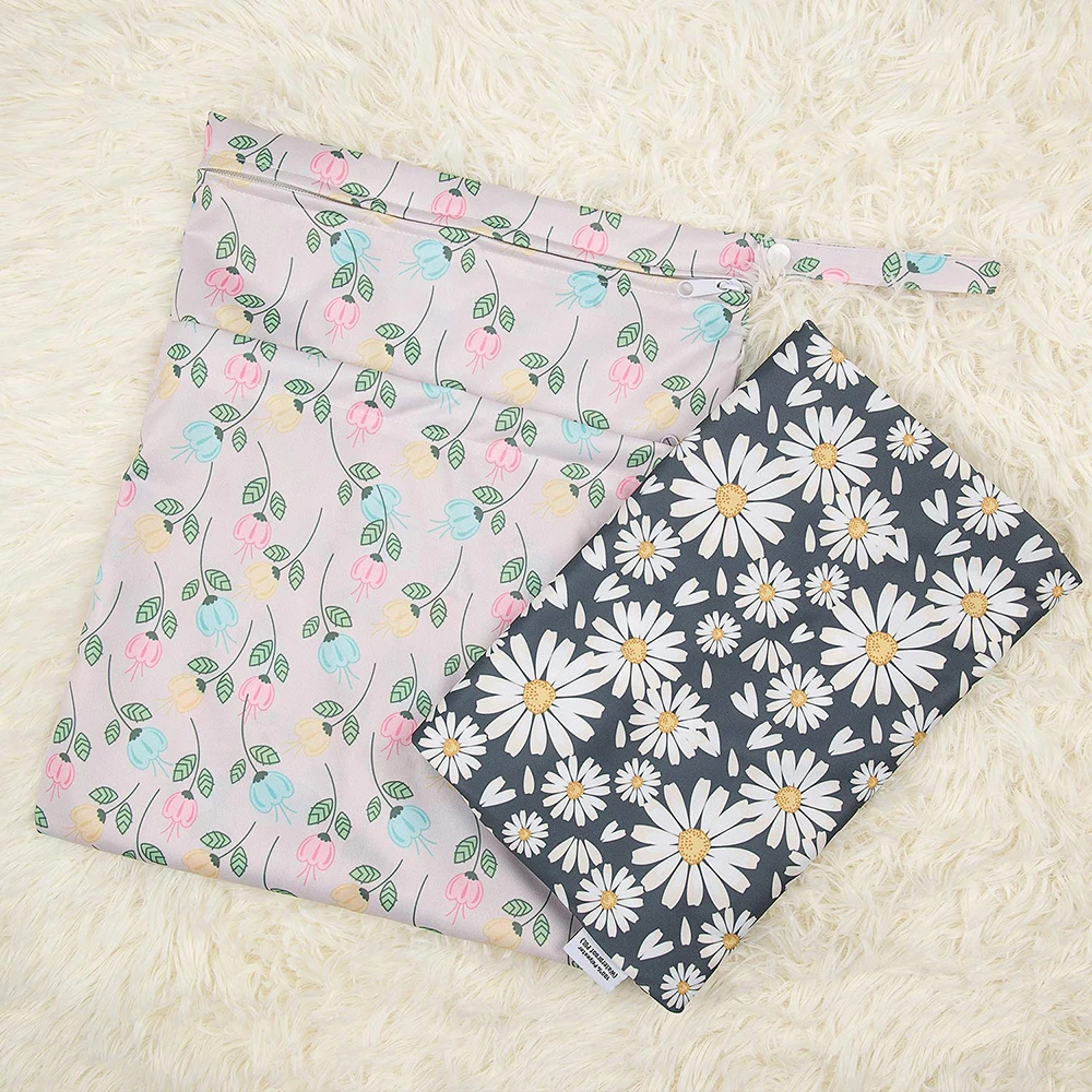 Новый водонепроницаемый Рециркулированный изготовленный на заказ большой квадратный женский многоразовый подгузник для детских