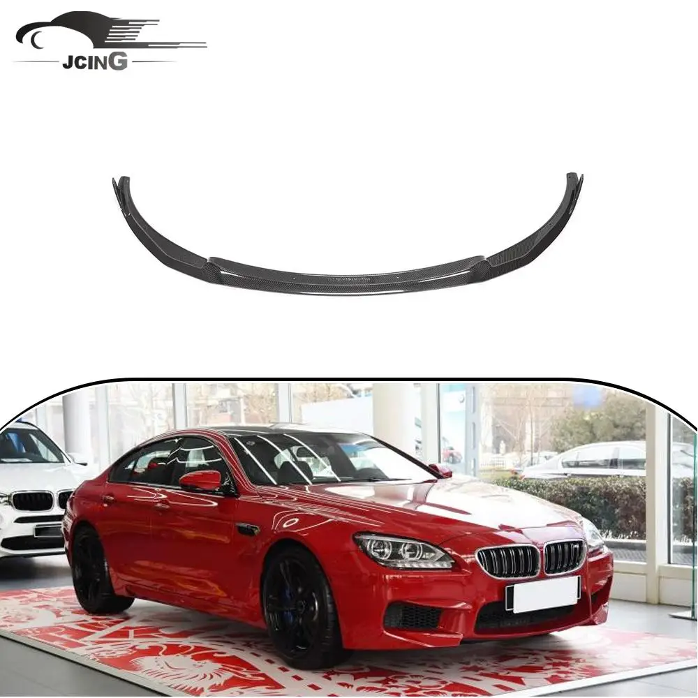 high quality Carbon Fiber F06 F12 F13 Front Lip Splitter for BMW  6 Series M6 Gran Coupe 2013 - 2016
