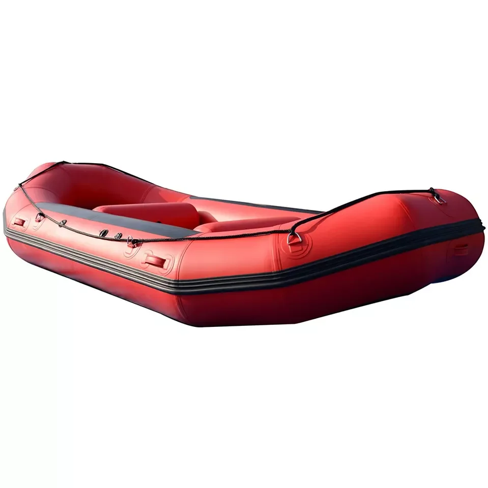 Inflatable Raft 410 380 1.2 PVC Low Price Pontoon Boat Rubber Pack Raft Boat