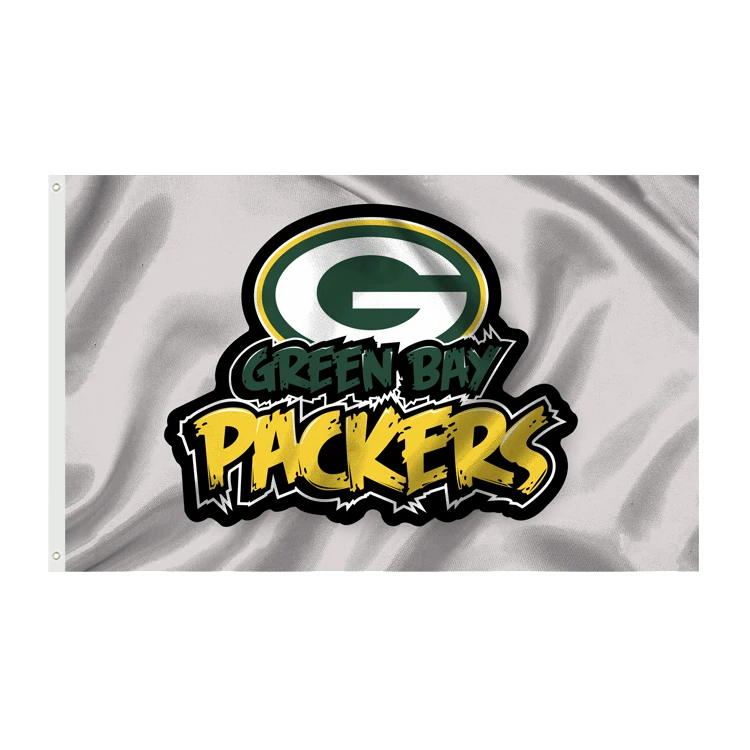 5X3ft оптовая продажа Заводские баннеры пользовательские флаги для NFL team GREEN BAY PACKERS