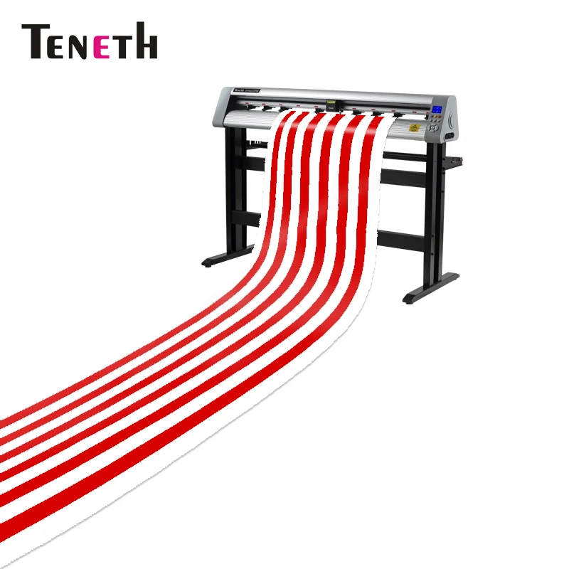 Wholesale Teneth Diamond Reflective Film Graphtec Cutting Plotter Machine Automatic Contour Cutter For Advertising And Factory