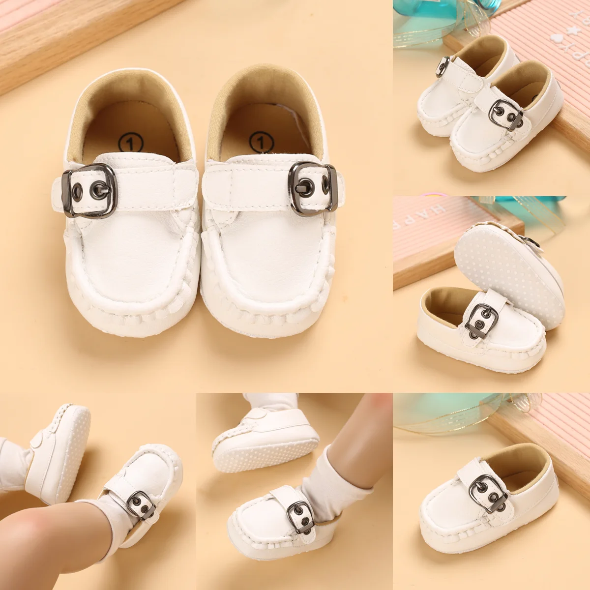 Valen Sina Newborn Fashion baby shoes for boys Mokasin baby Non-slip shoes Toddler shoes for infants