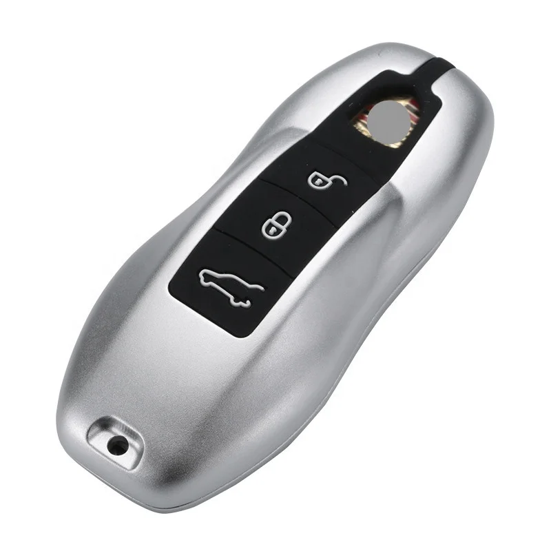 Old Year keyless aluminum Silicone Key Case Car for Cayenne 911 Turbo Car Key Shell