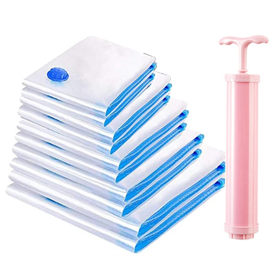 
 Утолщенные вакуумные мешки для хранения, экономит больше места для хранения, для путешествий, домашнего постельного белья  