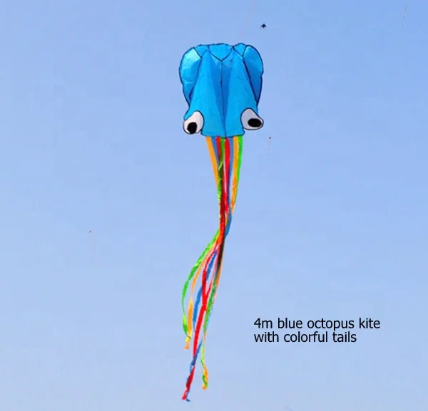 customized dual line inflatable power stunt octopus kite