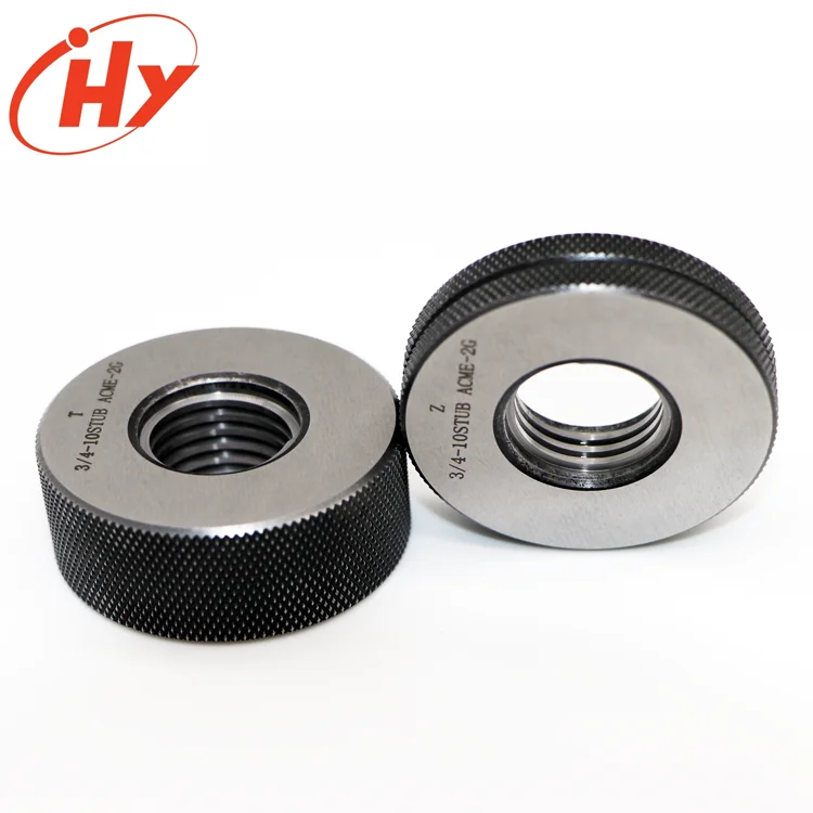 High precision  thread ring gages SKD11 material  with measuring data