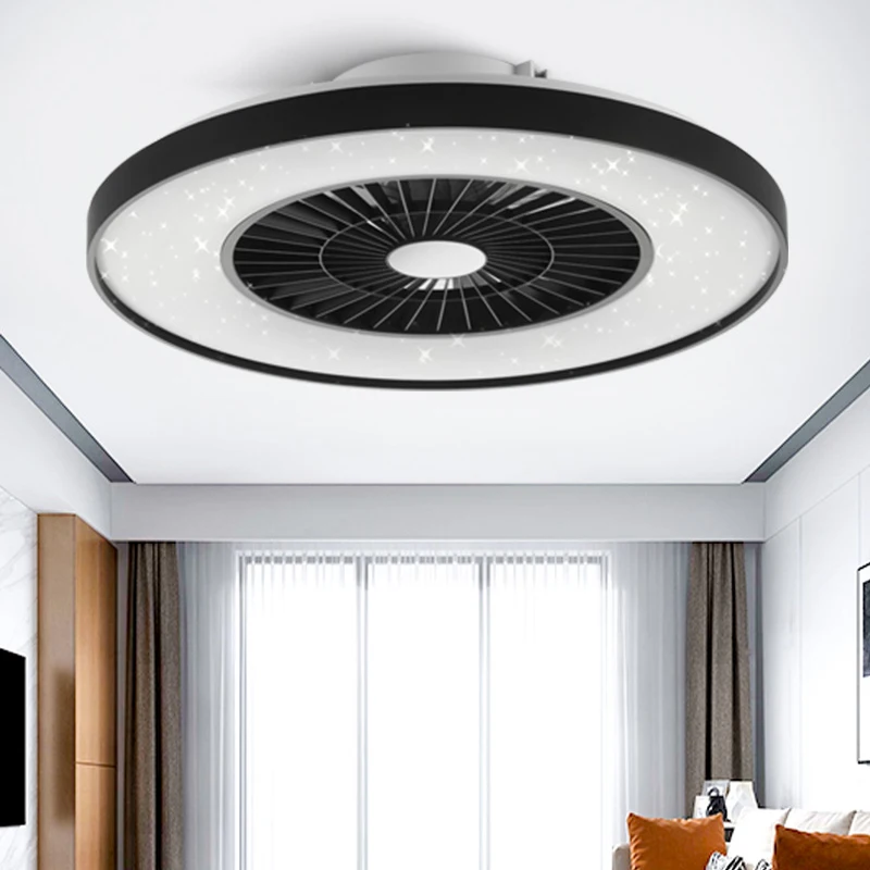 Factory Outlet Manufacture Decorative Luxury Remote Control Modern Popular Ceiling Fan With Led Light Lamp 220V for home