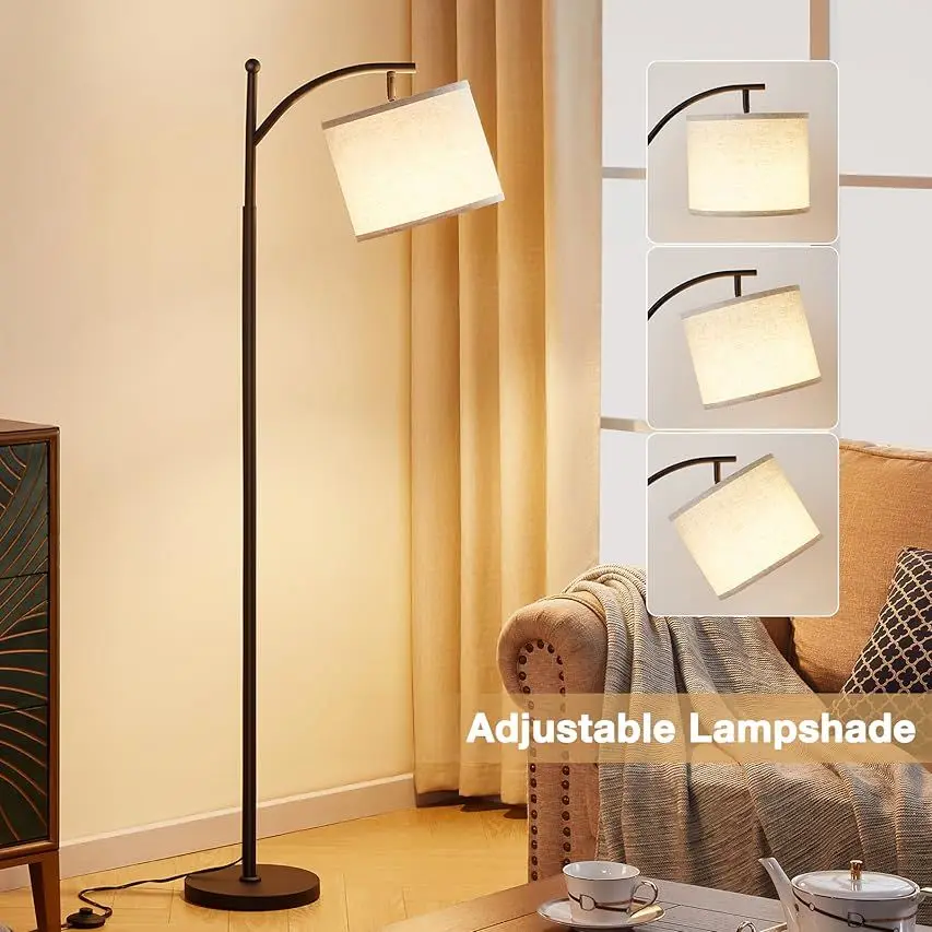 Modern Floor Lamp with 3 CCT adjustable Bulb 9W LED bulb Unique Floor Lamps to Brighten Your Living Room