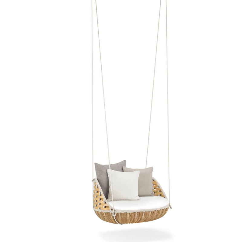 Garden Hammock Hanging Chair Wicker Egg Shaped Chair