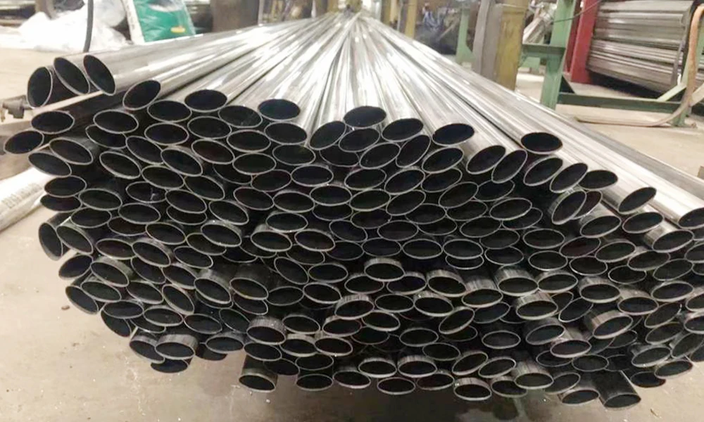 China Decorative Oval Stainless Steel Pipe 201 304 310 316 410 420 430 Handrail Tube Stainless Steel Oval Pipe/Tube