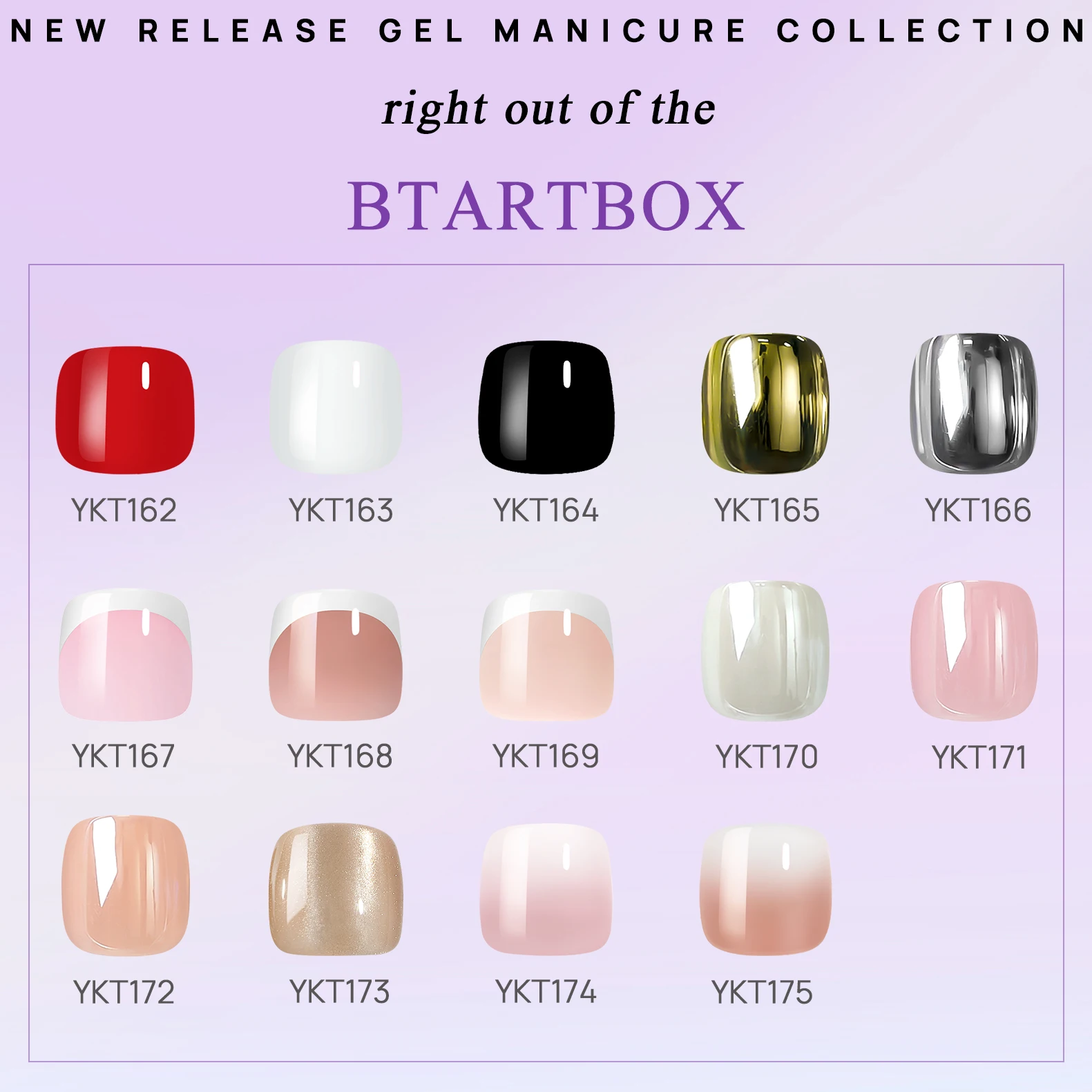 BTArtbox Custom French Tips Foot Toe Nails Wholesale Short Square Artificial Fake Brown Toenails Soft Gel Press on Toe Nails Set
