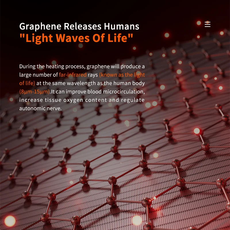 Factory Supply Professional Graphene Heating Pad Physiotherapy Pain Relief Heat Pad Mini Portable Hot Compress Products