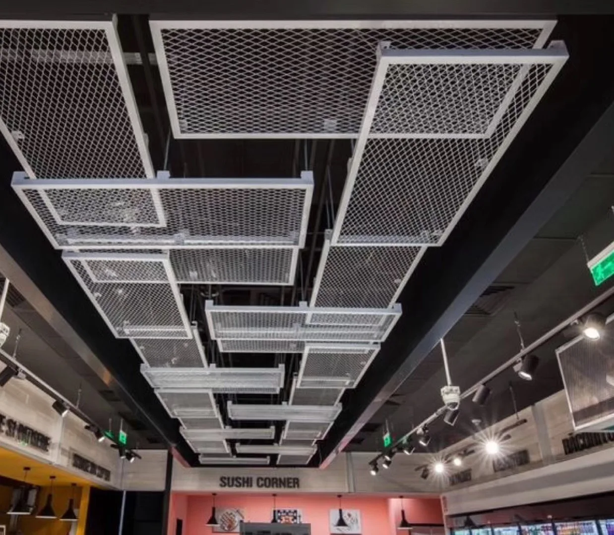 Expanded Aluminum Mesh Ceiling for Gymnasium Decoration