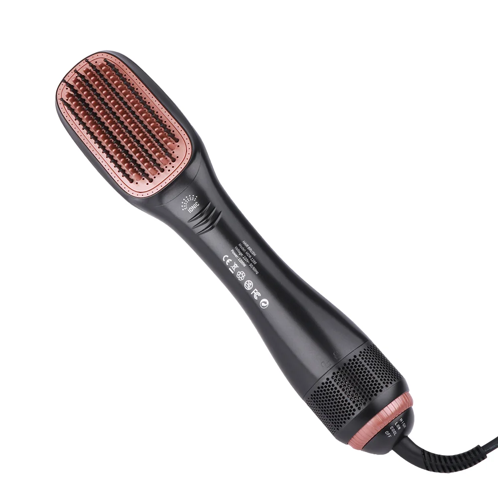 New Arrival Hair Styling Tools Electric Hair Dryer With Straightening Comb Professional 1200W Hair Dryer Brush for Kuwait Market