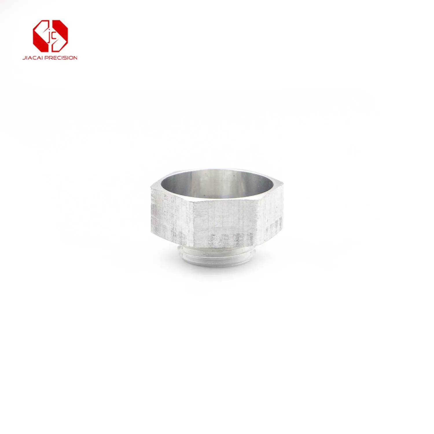 Customized CNC lathe parts copper nickel-plated pneumatic air pipe quick-twist joint straight through female nut