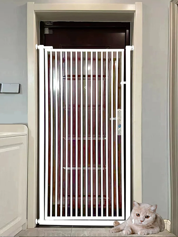 safety Gate Expandable Security Door Blasting Metal Stairs Gate Security Fence 73-137 cm Made in China Pets Gate