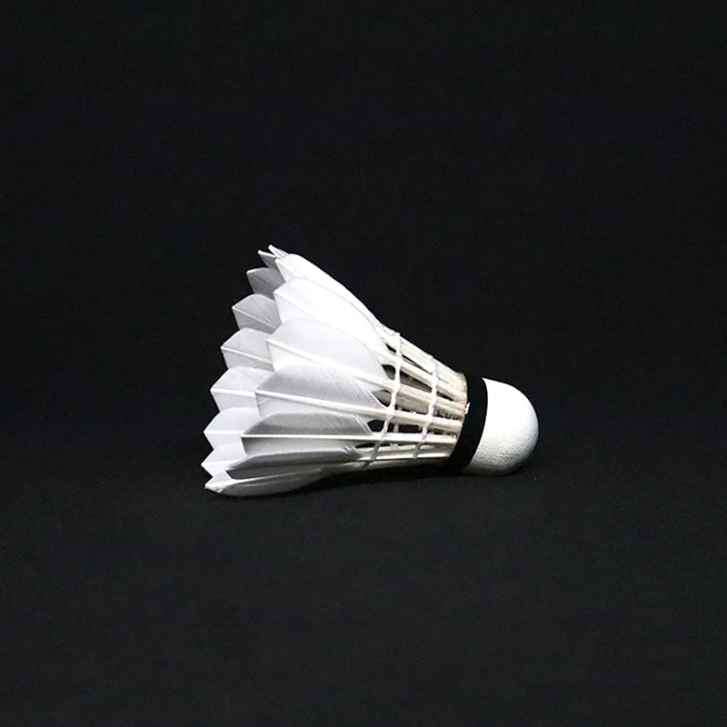 Factory Sale Brand White goose Feathers Shuttles Badminton Shuttlecock