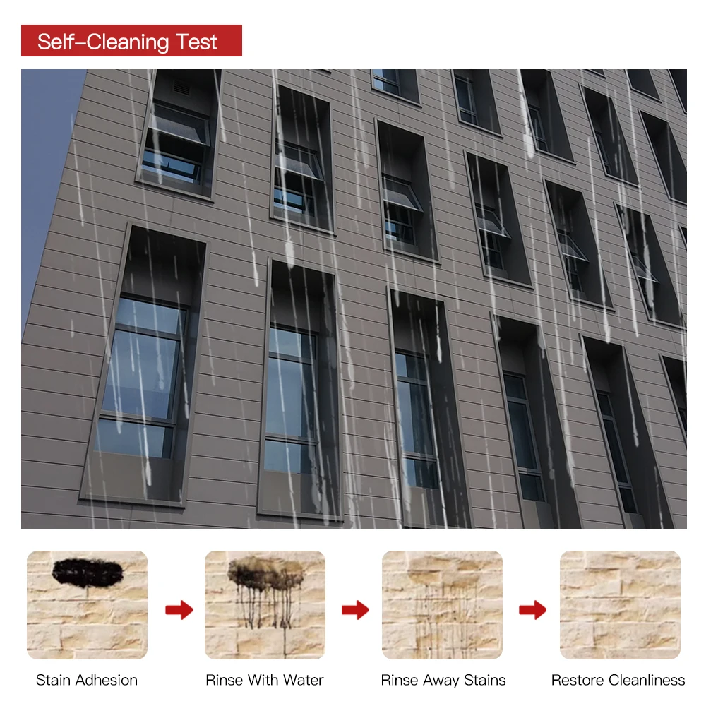 KTC Self-Cleaning Fiber Cement Board Wall Cladding Panel Exterior Decorative Wall Panel Interior Exterior Use Wall Siding Panels