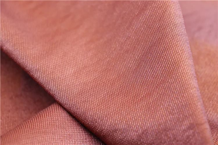 
Rayon Nylon Woven Fabric Twill Smooth Touch Shinning Face Rayon Polyamide Textile 