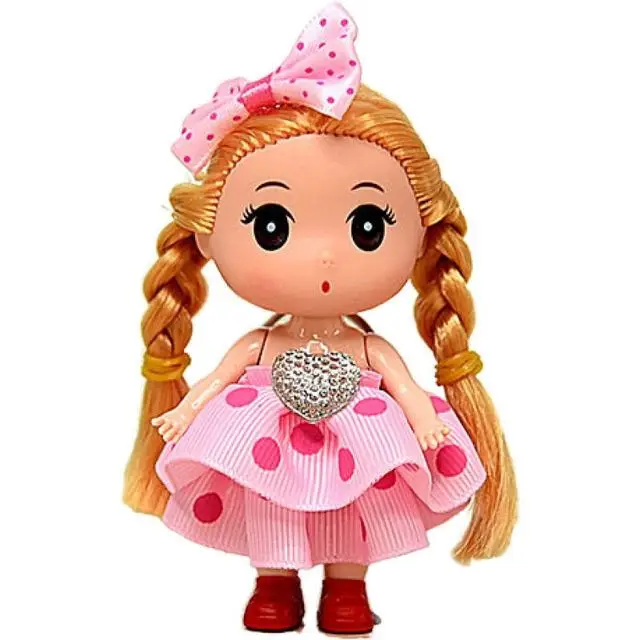 Куклы, игрушки, лидер продаж, акция, Мини Размер 9 см, красочная кукла-платье для малышей, игрушка