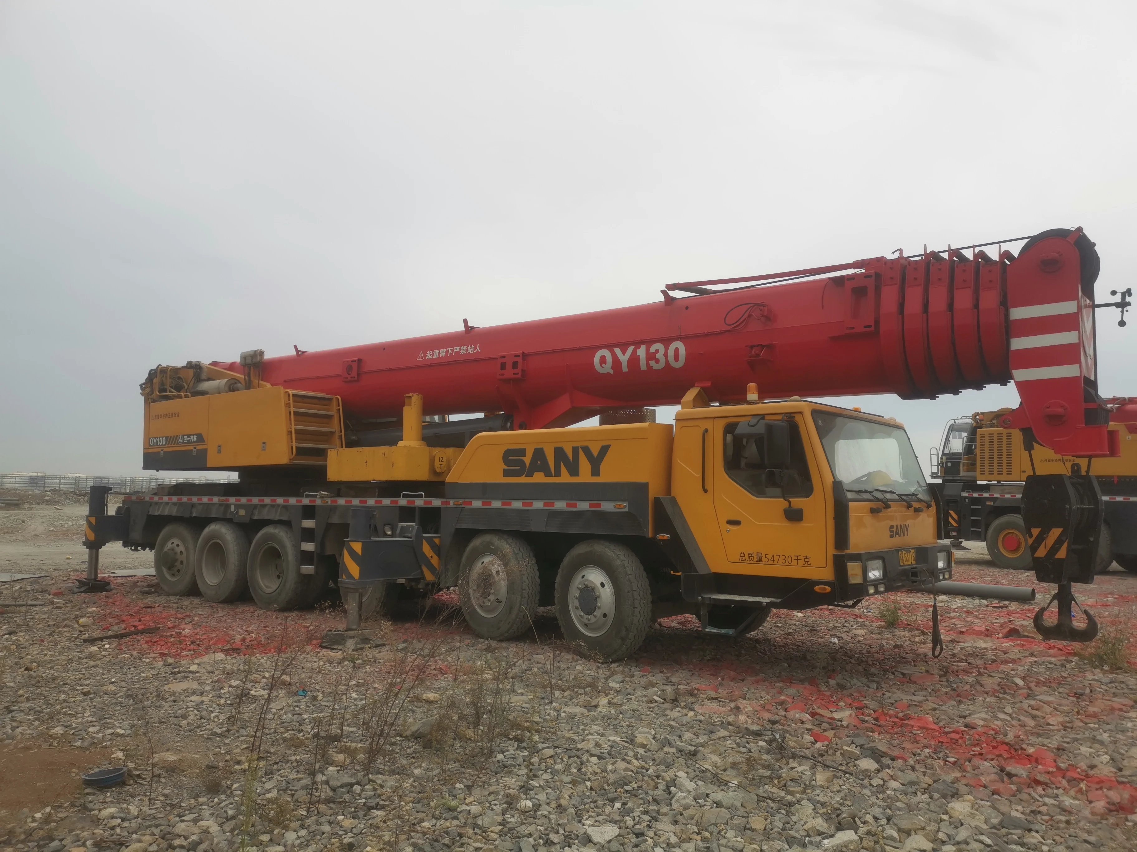 Used Truck Crane Sany QY130 130 Tons Lifting Capacity All Terrain Crane For Sale