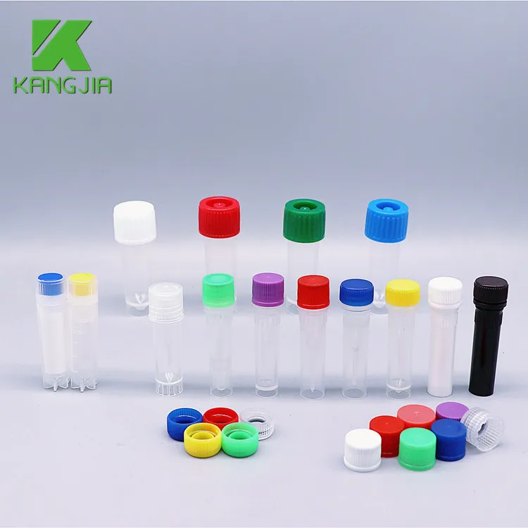 0.5ml 1.5ml 1.8ml 2ml 5ml 7ml 10ml 12ml 15ml 50ml sterilized cryogenic tube PP plastic cryo vial manufacturer
