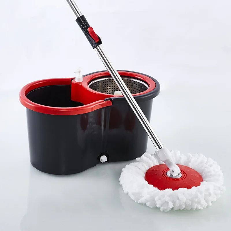 Mop spin microfiber flat rotary mops magic floor cleaner 360 spinning mop separation rotation squeeze bucket