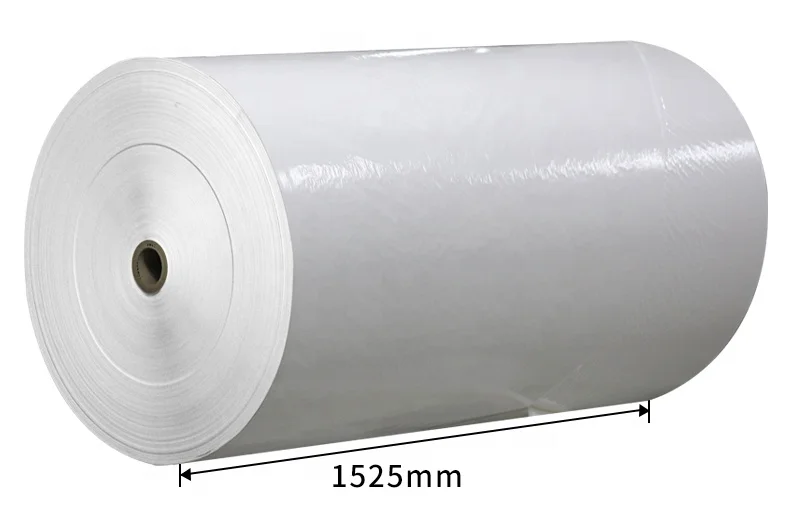 50mic Flexo Bright Matte Silver BOPP self adhesive jumbo roll label