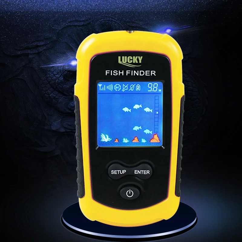 Lucky Colorful Wireless Sonar Fish Finder  Portable Fish Finder FFW1108-1
